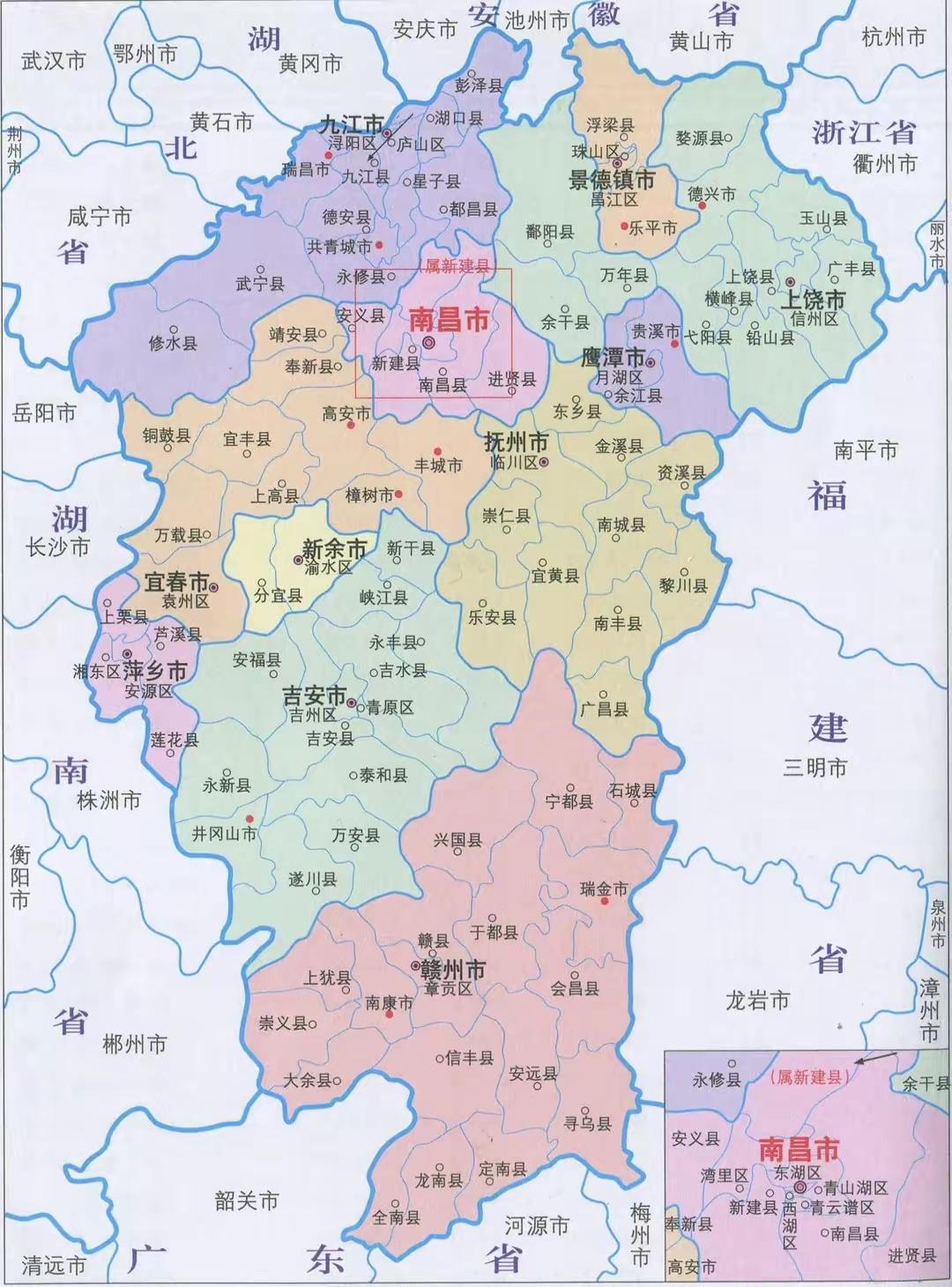 江西行政区划调整设想 优化空间布局，激活发展新动能